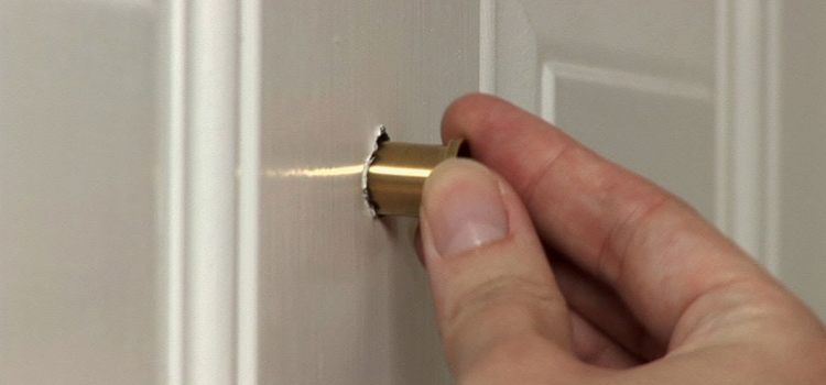 peephole door repair in Temple City